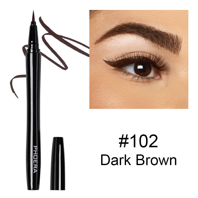 PHOERA Vacuum Straight Liquid Eyeliner - Precision and Perfection for Flawless Eye Makeup