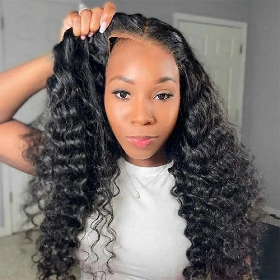 Glueless Remy Hair Ready-To-Wear Curly HD Lace Wig