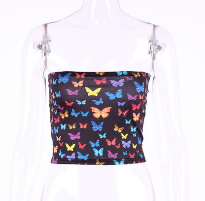 Butterfly Tube Top