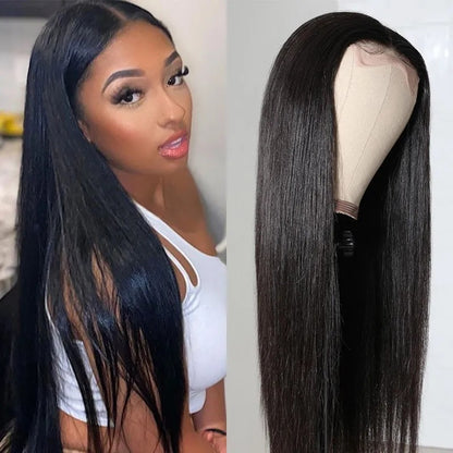 Natural Straight Hair Lace Front Wig