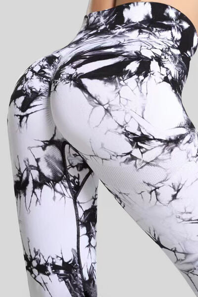 Printed High Waist Active Leggings