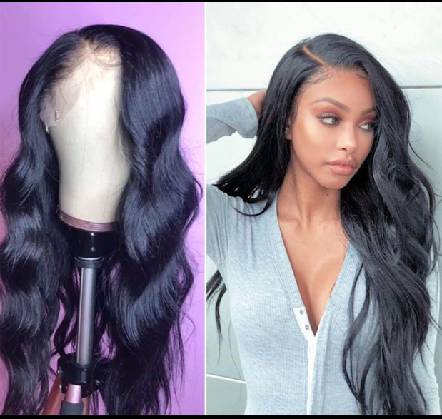 Side Part Body Wave Brazilian Lace Front Wig