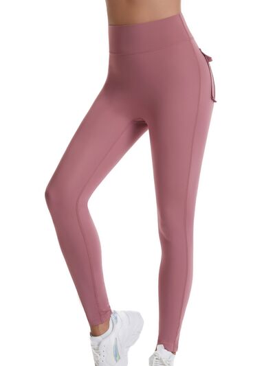 Wide Waistband High Waist Active Pants