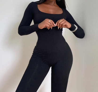 LongSleeve Bodycon Jumpsuit