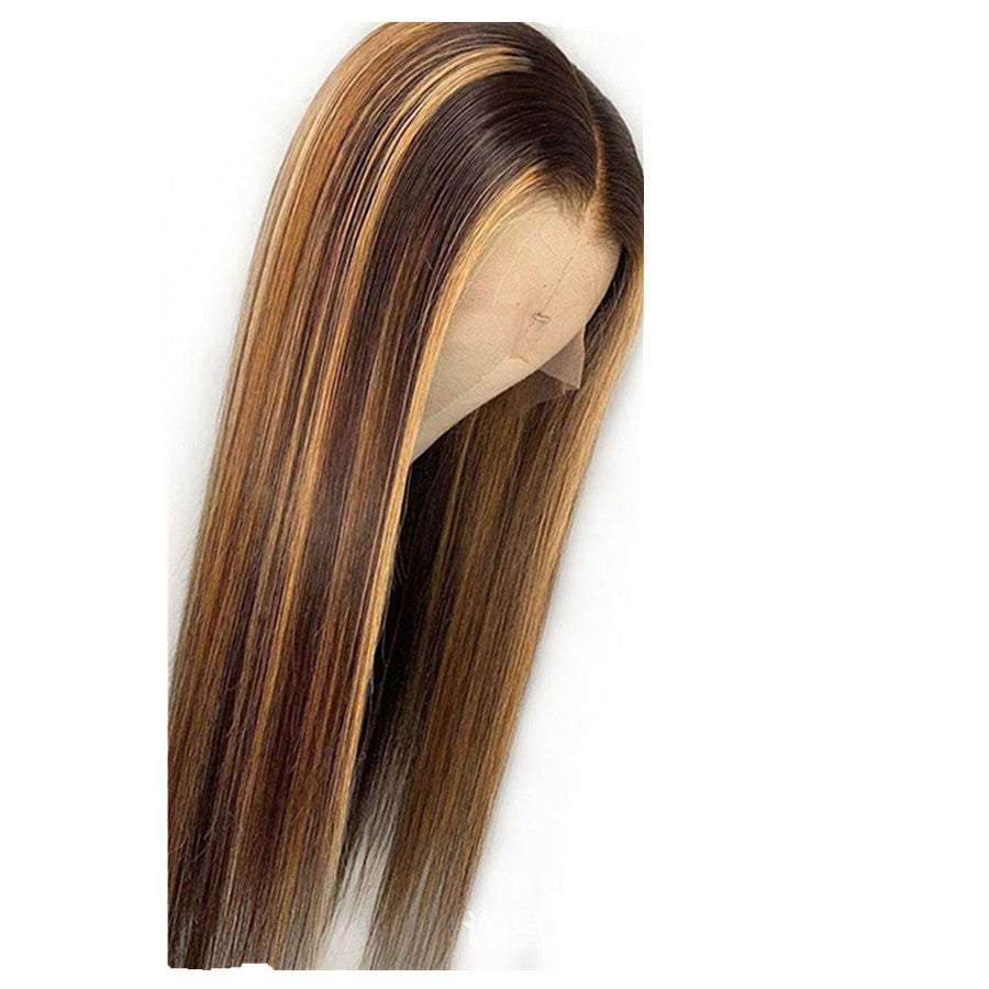 Chunky Highlights Lace front Wig